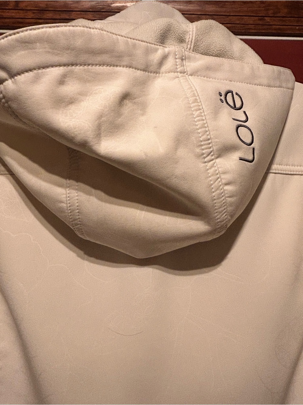 Lole Cream Hooded Belted Trench Coat - Picture 8 of 16